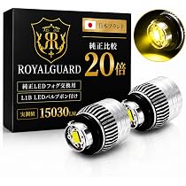 Amazon.co.jp: ロイヤルガード オメガ 爆光 L1B LEDフォグランプ