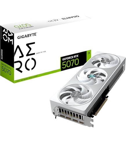 美品 GIGABYTE GeForce RTX 5070 12GB 箱付き Amazon | GIGABYTE GeForce RTX 5070 AERO OC 12G グラフィック