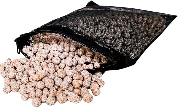 NoA アクアリウム 水槽 フィルターバッグ メッシュ 袋 フィルターネット 熱帯魚 水草 水槽 レイアウト インテリア 濾材 ろ材 (10枚SET 細目 15cm × 20cm) - 1