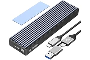 ORICO M.2 SSD 外付けケース 【NVMe / SATA 両対応】M2 SSD ケース USB3.2 Gen2接続 10Gbps高速転送 UASP対応 アルミケース ssd m.2 ケース 2230/2242/2260/2280 M key