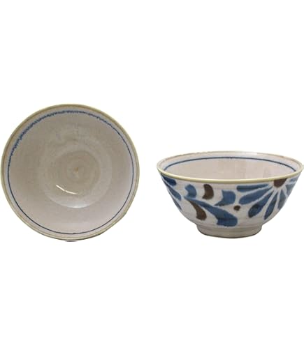 花笠マカイ　6寸　ペアセット Amazon.co.jp: □□□沖縄□幸陶器□やちむん□花笠マカイ□6寸