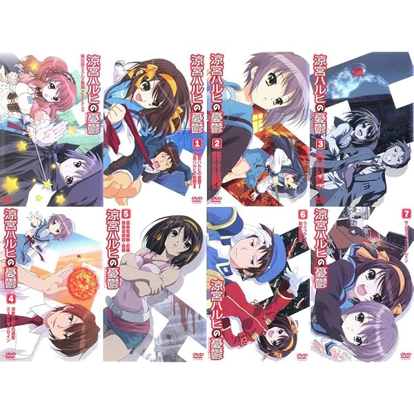 Amazon.co.jp: 涼宮ハルヒの憂鬱 アニメ2期 限定盤 全8巻セット