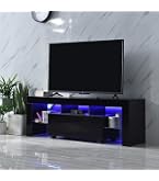 Amazon｜HomeSailing テレビ台 幅130cm 鏡面仕上げ ローボード ガラス