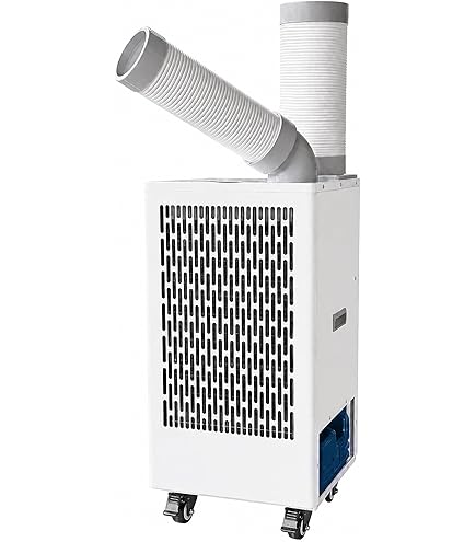 広電 koden スポットクーラー コーデン ksm257 業務用 省ドレン Amazon.co.jp: 広電 スポットクーラー 業務用 冷風ダクト付 省ドレン