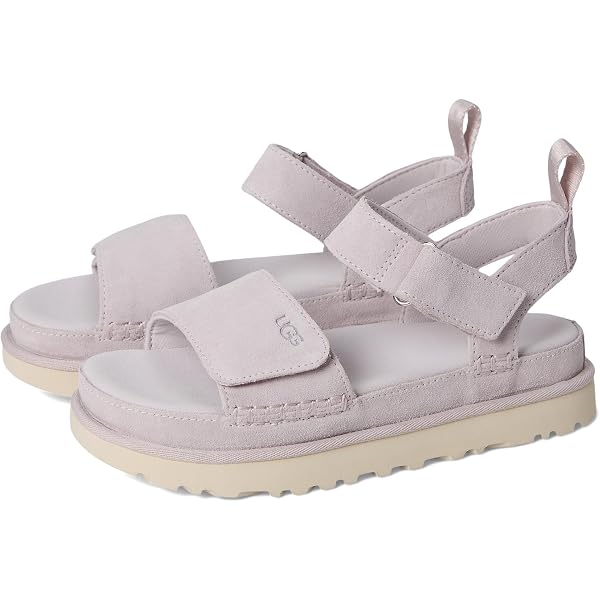 Amazon | UGG レディース New Heights スライドサンダル, チェスナット