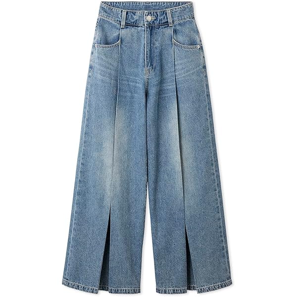 新品 FRAY I.D ワイドストレートデニムパンツ ハイウエストワイドデニムパンツ（デニムパンツ/ジーンズ