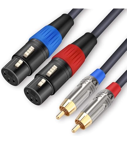 5 Foot RCA Cable Pair - WBC-PRO-LOCAP Low-Capacitance (14pF/ft) 22 AWG Ultra -Silent Audiophile & Professional-Grade Audio Interconnect Cable With Amphenol ACPR Gold RCA Plugs & Black Tweed Jacket - View #12