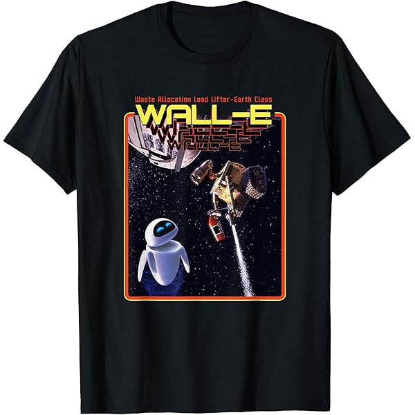 Amazon | ディズニーとピクサーのWall-EとEve Planetary Heart Tシャツ