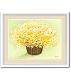 Amazon｜絵画 ミモザ インテリア ブーケ 「春告ぐミモザの花束