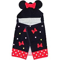 ディズニー　ミニー　フードタオル　タオル Disney バスタオル フード付きコンパクトバスタオル フード付き