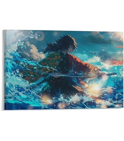 Amazon.co.jp: 30×45cm 鬼滅の刃 パネル 音柱 宇髄天元 アートフレーム