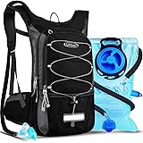 Lunidry Insulated Hydration Pack Backpack with 3L BPA Free Leak-Proof Water Bladder, Keep Liquids Cool for Up to 5 Hours, Day