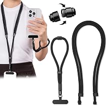 Amazon.co.jp: [Lamiishop] スマホストラップ 【3in1 手首＆首掛け