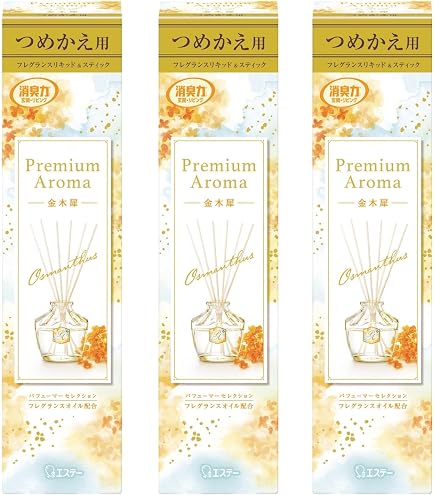 Amazon.co.jp: 消臭力 プレミアムアロマスティック 本体 リリー