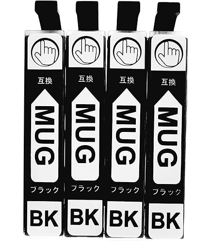 Amazon.co.jp: エプソン EPSON用 MUG-BK ブラック インク