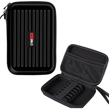 ダーツケース 6本収納 デコ収納 CyeeLife ダーツケース 収納 PU Dart Carrying Case(ダーツ6本用