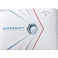 キャロウェイ(Callaway) ゴルフボール SUPERSOFT 1ダース(12個入り) 2ピース
