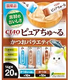 Amazon.co.jp: チャオ (CIAO) ピュアちゅ~る まぐろ・かつおバラエティ