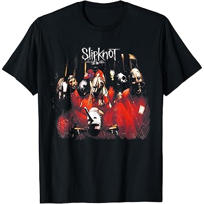 Amazon | Slipknot 公式We Are Not Your Kind レッドグループTシャツ T