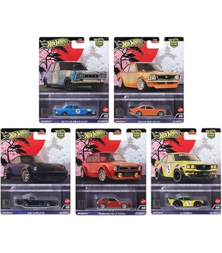 Hot Wheels Premium Car Culture Japan Historics 4 Container Set