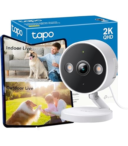Caméra Surveillance Bébé Tapo C840 Double Objectif 2K + 1080p - IA, Panoramique/inclinable - 6