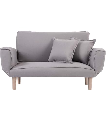 リクライニング　ソファベッド　コンパクトソファ　2人掛け ソファベッド ローソファ コンパクト 2~2.5人掛け 6段階