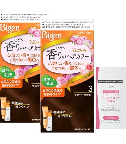 ビゲン 香りのヘアカラー 乳液 3NA 明るいナチュラリーブラウン(1セット) ビゲン 香りのヘアカラー 乳液 3NA 明るいナチュラリーブラウン ( 1
