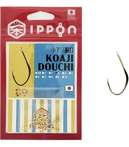 Amazon | IPPON (一本) 袖 ゴールドコート 日本製 釣り針 フック 徳用