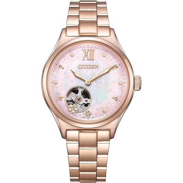 Amazon.co.jp: [CITIZEN] 腕時計 (機械式腕時計/桜/限定) PR1045-50W