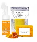 Amazon | MIAOFUTONG ターメリック洗顔セット 3点（ターメリック