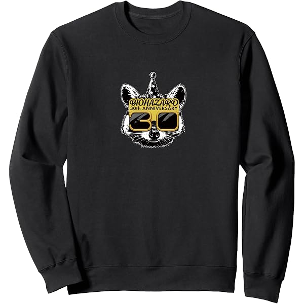 Amazon | バイオハザード30周年 ラクーンくん 長袖Tシャツ | Tシャツ
