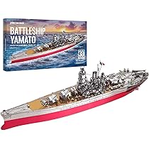 Amazon | Piececool(ピースクール) 立体パズル 金属製 大和型戦艦