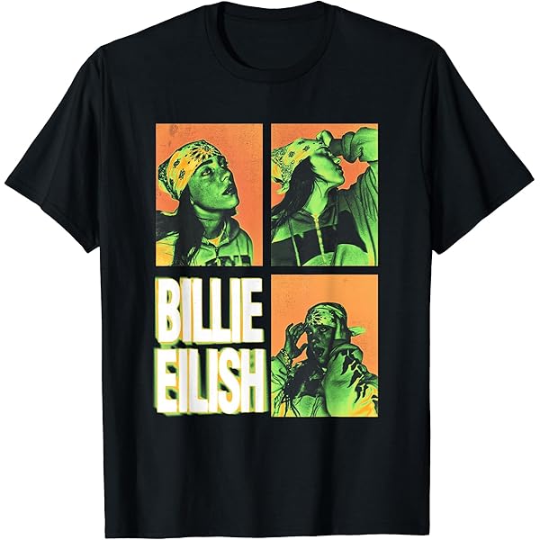 Amazon | 公式ビリー・アイリッシュ・コーヒー アニメ Tシャツ | T