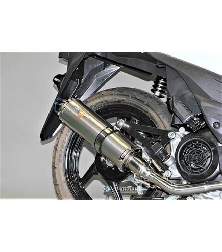 Amazon | Realize KTM デューク125 デューク200 バイクマフラー ~2014
