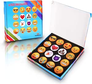Amazon Co Jp 絵文字冷蔵庫キッチン冷蔵庫用マグネット 面白い絵文字マグネットfor Dry Erase 子供オフィスホワイトボード ロッカードアデコレーション 強力な磁気アクセサリー Supplies ギフト ホームデコレーション 16pcセット 大型家電