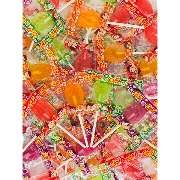 Amazon.co.jp: ポップキャンディ 4種 60本 詰め合わせ PSJBOX