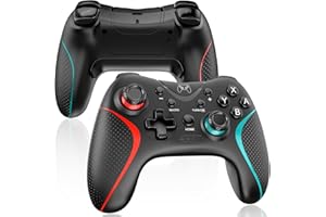 Switch コントローラー 2025アップグレード Switch2 コントローラー Sungale スイッチ プロコン 自動連射/連射ホールド 背面ボタン付き マクロ機能 Bluetooth5.0接続 6軸ジャイロセンサー 10時間連続使用 連射コ