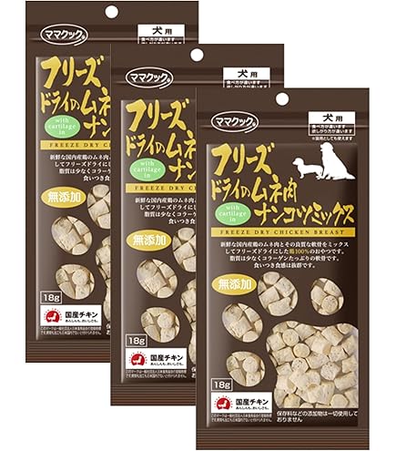 Amazon | ママクック 純正品 フリーズドライのムネ肉ナンコツミックス