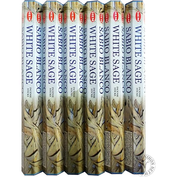 ★数量限定セット④★お香立て付【２００gホワイトセージ✴HEM社インセンス４種♥ Amazon | HEM ヘム ホワイトセージ WHITESAGE ステック お香 6箱