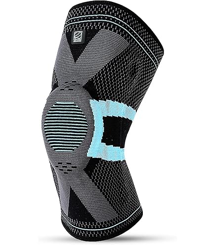 NEENCA 左右兼用 膝サポーター衝撃 サイドバネ 1枚 ブラック グレーS