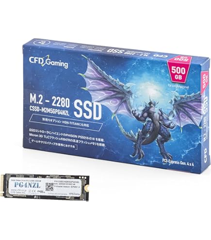 Amazon | CFD販売 内蔵SSD M.2 2280-D2-M NVMe PCI-E Gen.5 x 4（NVMe