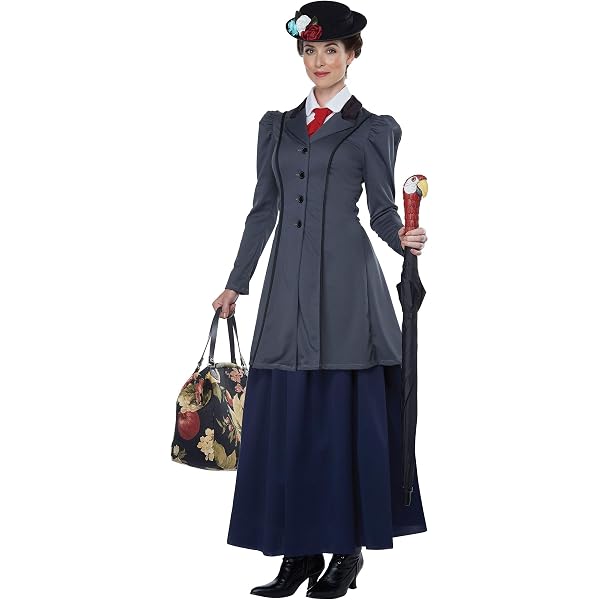 Amazon.co.jp: メリー ポピンズ コスチューム コスプレ 衣装 メアリー