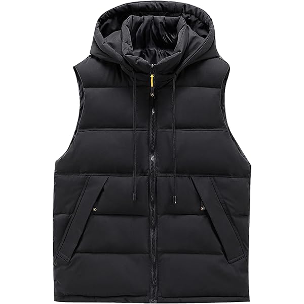 Amazon | [inotenka] ダウンベスト メンズ ベスト 中綿 立ち襟