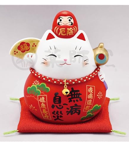 Amazon.co.jp: ○○バカラ○招き猫用○座布団○○Baccarat○レッド○赤