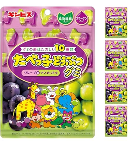 Amazon | 【まとめ買い】ギンビス たべっ子どうぶつグミ ソーダ味