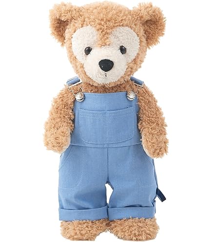 ビルドアベア　デニム　オーバーオール　ダッフィーに　衣装 ビルドアベア オーバーオール 洋服 デニム テディベア クマ くま