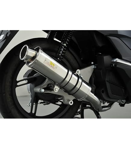Amazon | Realize PCX125 PCX150esp バイクマフラー EBJ-JF56 EBJ-JF28