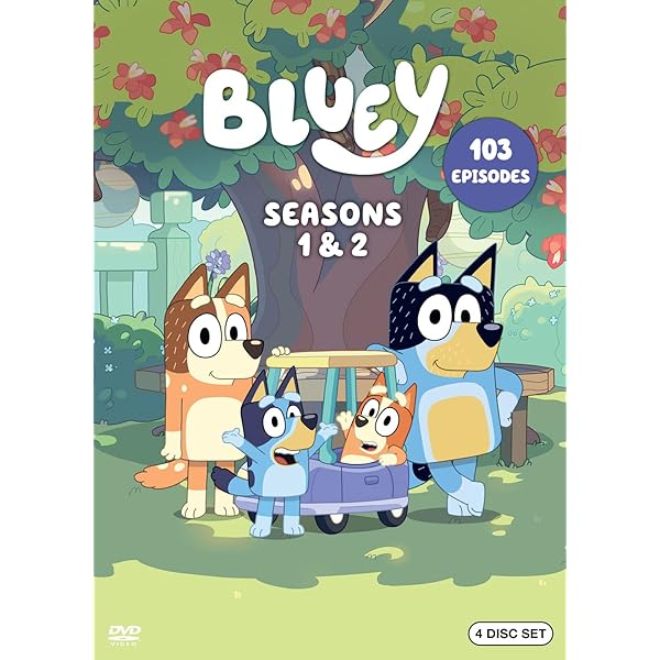 Bluey シーズン1 & 2 + シーズン3 DVDセット Amazon.co.jp: BLUEY: SEASONS 1-3 : 本