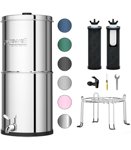 Amazon | Berkey Stainless Steel Wire Stand with Rubberized Non