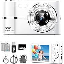Amazon | デジカメ【FHD動画撮影、5000万画素】デジタルカメラ 32GB